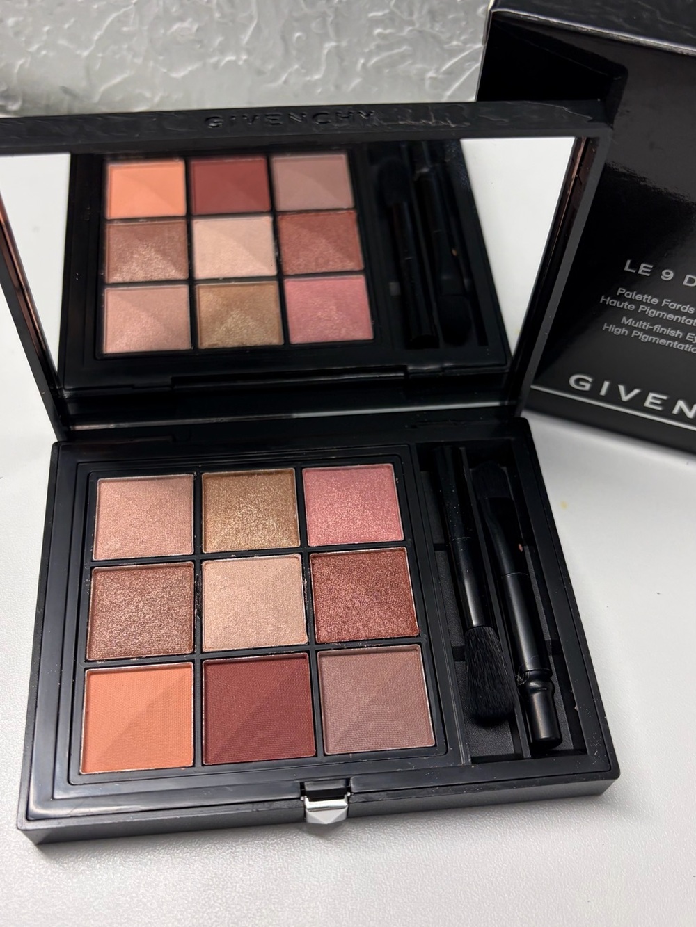 Givenchy Le 9 Eyeshadow Palette — Pink, Peach & Copper Nine-Color Set